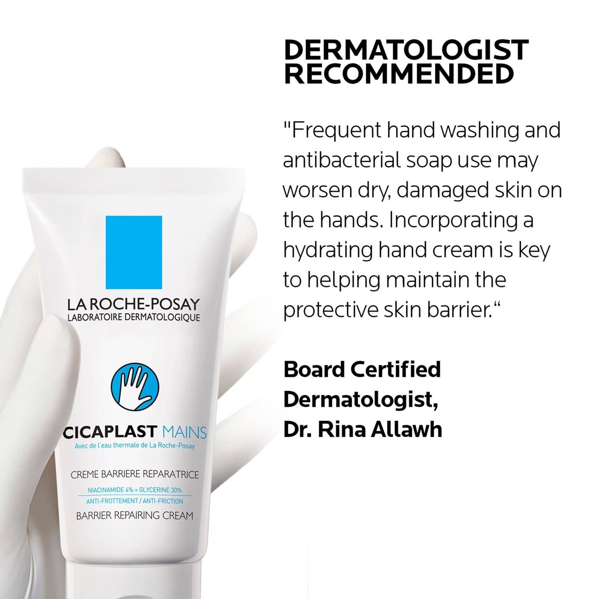 La Roche Posay Cicaplast Hand Lotion Unscented - Travel Size - 1.7oz - thumbnail 6