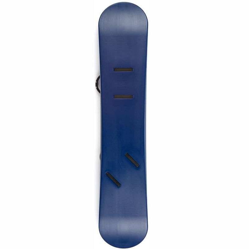 Lucky Bums 120cm Youth Junior Snow Kids Plastic Snowboard with Adjustable Boot Bindings for Children Ages 7 to 10 Years Old, Blue, 4 of 7