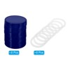 Unique Bargains Regular Mouth Plastic Mason Jar Lids with Silicone Sealing Ring 6 Pcs - 3 of 4