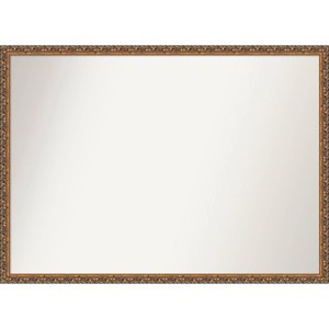40" x 29" Non-Beveled Antique Bronze Wood Wall Mirror - Amanti Art: Rectangular, Modern Decor, Wall Mounted - 1 of 4