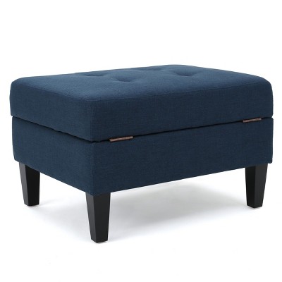 NicBex Modern 28" Rectangle Storage Ottomans Wood Footstools with Button Tufted Top for Bedroom and Living Room