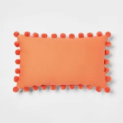 Oblong Pom-Pom Throw Pillow - Pillowfort™