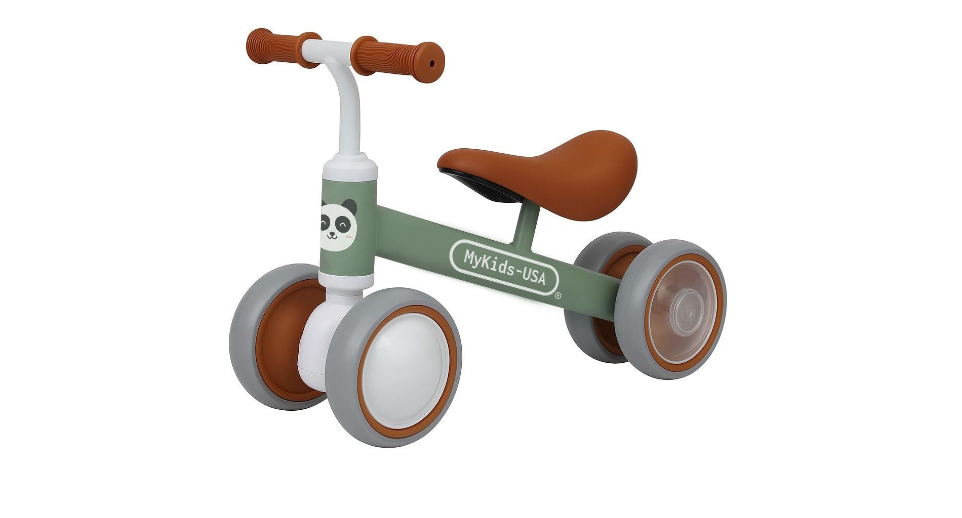 MyKids-USA Balance Bike for Toddlers – Metal Frame, Light-Up Wheels, No Batteries, for Boys & Girls Ages 12–36 Months