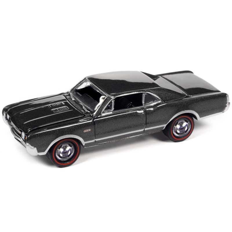 1967 Oldsmobile 442 W-30 Antique Pewter Gray Metallic "MCACN" Limited Ed to 4164 pcs 1/64 Diecast Model Car by Johnny Lightning, 2 of 4
