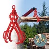 Log Tongs, Timber Claw - 36 Inch 4 Claw Heavy Duty Steel Grapple, 3000 Lbs Capacity, 360¡ã Swivel for Tractors, Trucks, Forklifts - 2 of 4
