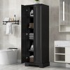 Storage Cabinet With Two Doors For Bathroom, Bathroom Cabinets With Adjustable Shelf, Bathroom Cabinets Modern-Cuddlewood - image 3 of 4