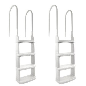 New Main Access Easy Incline Above Ground In Pool Swimming Pool Ladder (2 Pack) - 1 of 4