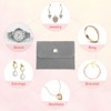 Unique Bargains Velvet Portable Earrings Bracelets Snap Button Jewelry Storage Bag 12 Pcs - 4 of 4