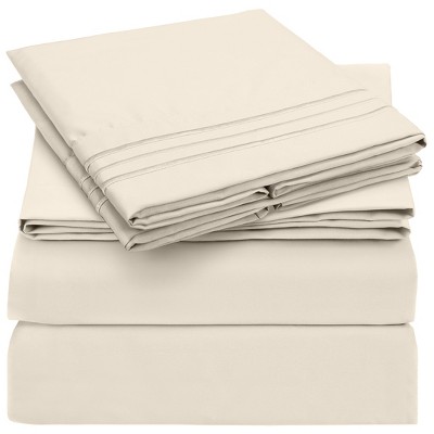 4 Piece Microfiber Sheet Set - Mellanni