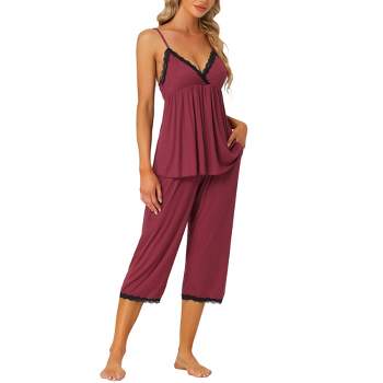 Women Pajama Sets Soft Comfy Pj Set Short Sleeve Tops And Long Pants  Sleepwear - Helia Beer Co
