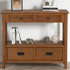 COWLOWN Console Table with 4 Drawers, Entryway Sofa Table for Living Room, Hallway & Bedroom - 3 of 4