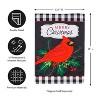 Evergreen Merry Christmas Cardinal Garden Applique Flag - 4 of 4