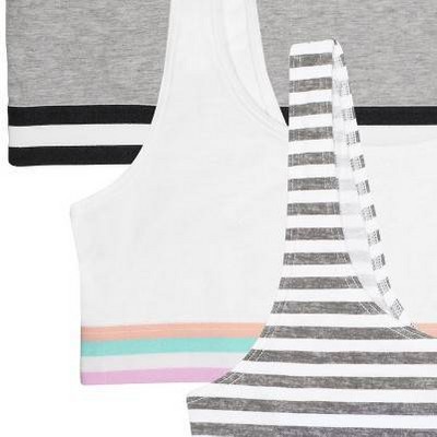 grey stripe/grey/white