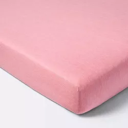 Polyester Rayon Fitted Crib Sheet - Solid Mauve - Cloud Island™