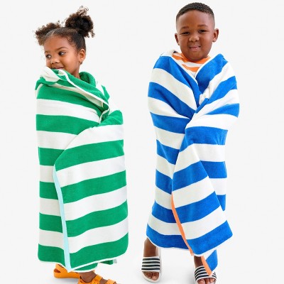 Primary Kids Stripe Hoodie Towel