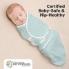 3pk Soothe Zippy Baby Swaddles 0-6 Months, Newborn Sleep Sacks, Zipper Swaddle, Wearable Swaddle Blanket - 3 of 4