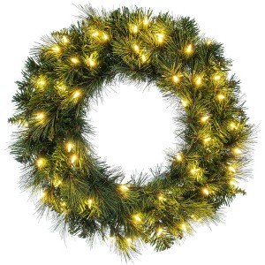 Vickerman Brighton Pine Artificial Wreath - 1 of 4