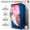 Sharper Image Steam Sauna Tent and Red Light Mask - 3 of 4