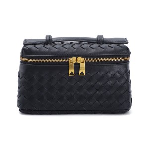 Adornia Black Woven Top Handle Bag - 1 of 4