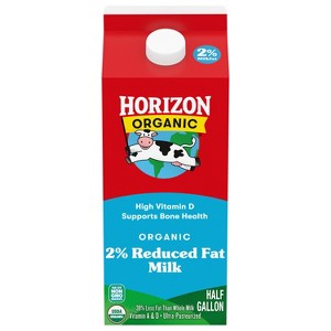 Horizon Organic 2% Reduced Fat High Vitamin D Milk - 0.5gal - 1 of 4