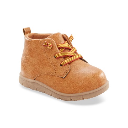 Carter s Just One You Toddler Boys First Walker Boots Tan Target