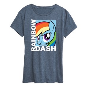 Women's - My Little Pony - Character Block Rainbow Dash Short Sleeve Graphic T-Shirt - 1 of 4