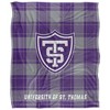 University Of St. Thomas Campus Plaid Spirit Silky Touch Super Soft Throw Blanket 50x60 - 2 of 4