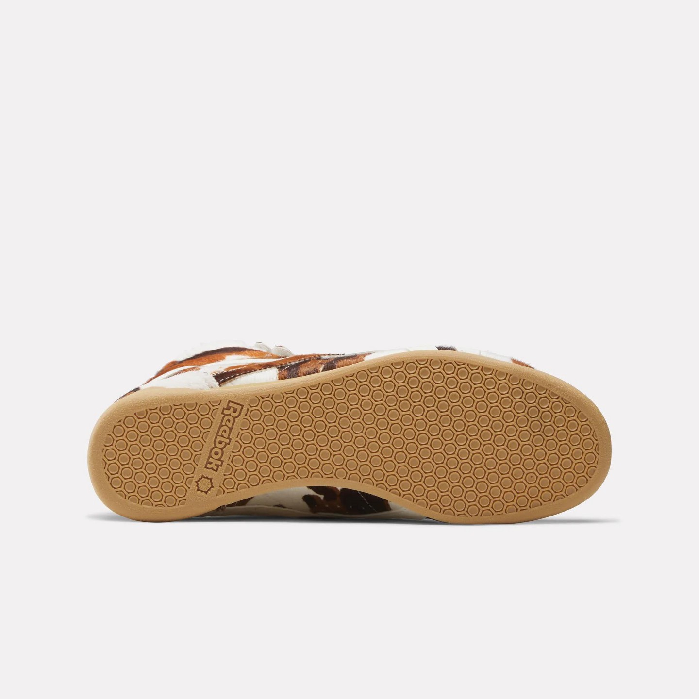 Женские кроссовки Reebok Freestyle Hi Shoes Size 6 Cow/Chalk/Gum — фото 5