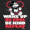 Girls' - Disney - Wake Up, Be Cool, Be Kind, Repeat Fitted Short Sleeve Graphic T-Shirt - 2 of 4