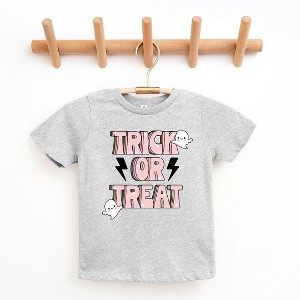 The Juniper Shop Trick Or Treat Lightning Bolt Toddler Short Sleeve Tee - 1 of 2
