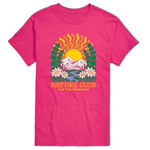 Men's - Instant Message - Nature Club Sunset Short Sleeve Graphic T-Shirt - 1 of 4