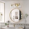BAOURE Modern Bathroom Vanity Light Dimmable LED 23 in  Light for Bathroom  Living Room Bedroom Light Fixture，Mirror Light for  with Glass Shade - 2 of 4