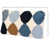 Storied Home Woven Wool Blend Pattern Lumbar Pillow, Multicolor - 2 of 4