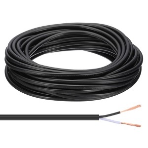 Unique Bargains Tinned Copper Insulated Heat Resistant PVC Covered 300V SVT Round Wire 18AWG - 1 of 4