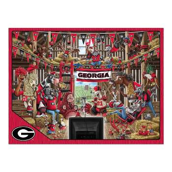 NCAA Georgia Bulldogs Barnyard Fans 500pc Puzzle