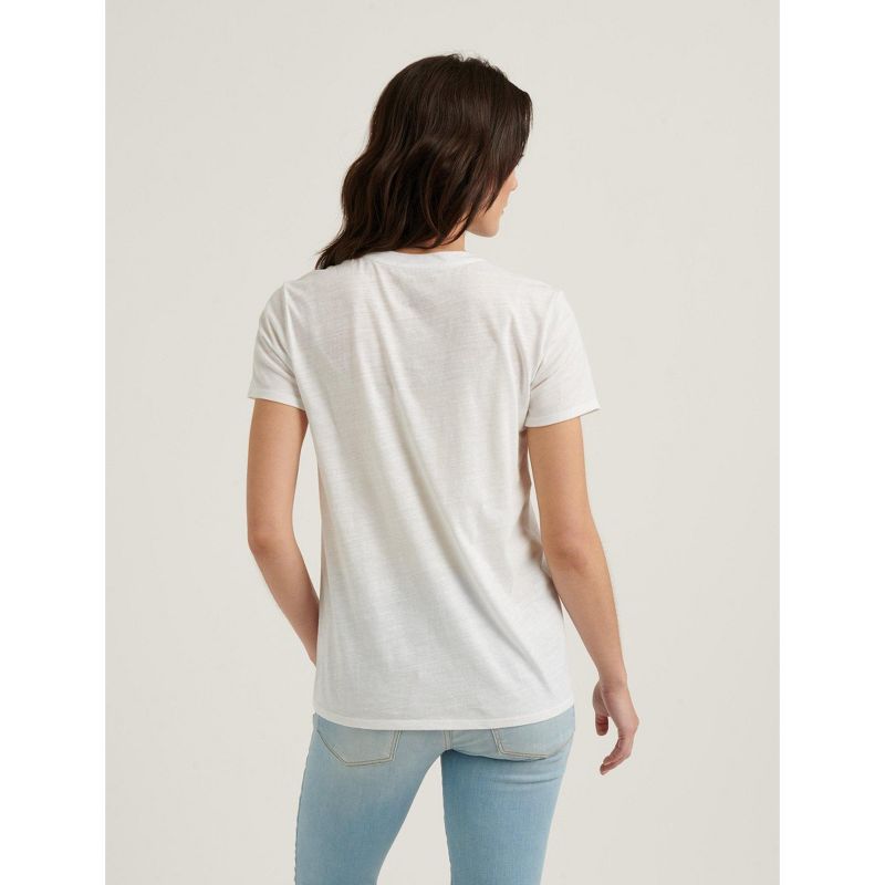 Lucky Brand Women's Palm Springs Vintage Tee - White, 4 of 5