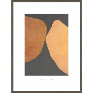 31" x 41" Art Simplicity IV by Design Fabrikken - Amanti Art: Contemporary Abstract Lithograph - 1 of 4