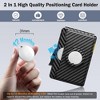 Generic Wallet for Men with Tracker Tag Combo[iOS Only],Mens Wallet Minimalist Bifold - 4 of 4