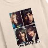 Women's - The Beatles - The White Album Cover with Members Lightweight French Terry Wide Neck Long Sleeve Shirt - 2 of 4