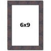 PosterPalooza | Photo Size Slim Profile Brown Frame - UV Acrylic, Foam Board Backing, Hanging Hardware - 2 of 4