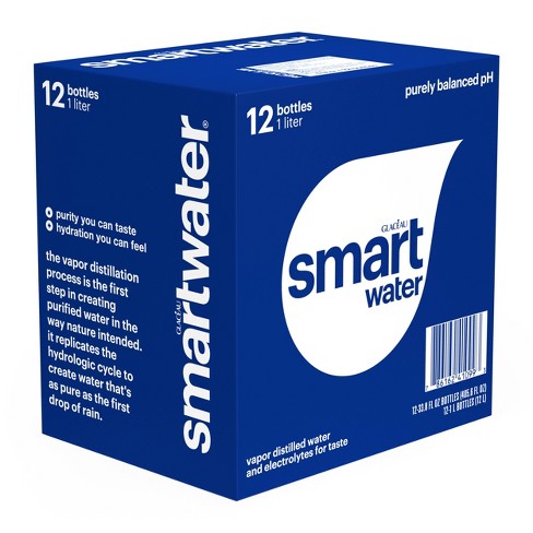 Smart Water, 1 Liter Bottle, 12-pack – Manhattan Milk