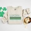 Simply Sage Market Women's Graphic Sweatshirt Retro Lucky Stripes - 3 of 3