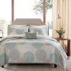 7Pcs Comforter Set, Modern Solid Bedding Set, Cotton Bed Comforter - 2 of 3