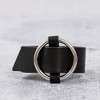 Black Cuff Bracelet Genuine Leather - 3 of 3