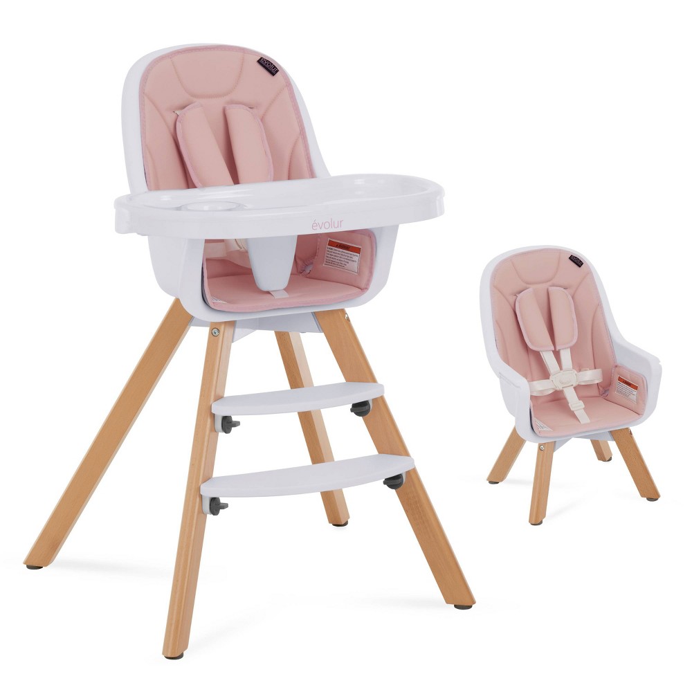 Evolur Zoodle 2 in 1 Standard High Chair - Pink