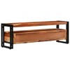vidaXL TV Cabinet Natural wood color, black - 4 of 4