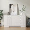 TiramisuBest Sideboard Buffet Cabinet with Storage, Modern Kitchen Buffet Storage Cabinet with Drawer and Doors - 2 of 4