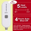 Electric Heated Blanket , Heating Throw with 4 Fast Heating Levels & 4 Hours Auto Off, Machine Washable, ETL Certification, Home Office Use - 3 of 4