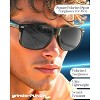 grinderPUNCH Polarized Sunglasses for Men and Women Trendy Retro Sun Glasses for Driving Fishing UV400 Protection (1 Pack, Matte Black Polarized) - 2 of 4