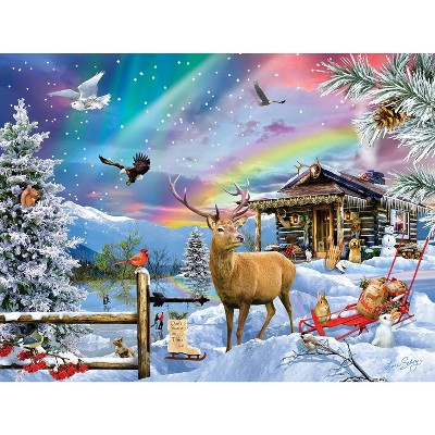 Sunsout Winter In The Mountains 300 pc  Christmas Jigsaw Puzzle 35221